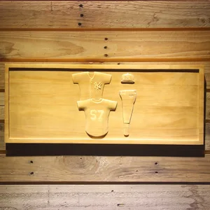 New York Yankees Jersey Wood Sign