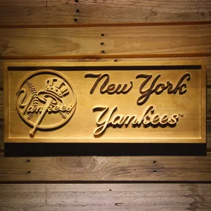 New York Yankees Wood Sign