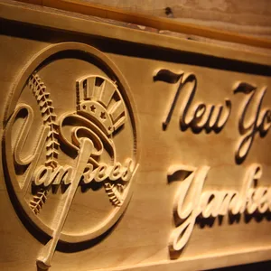 New York Yankees Wood Sign