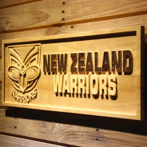 New Zealand Warriors Wood Sign