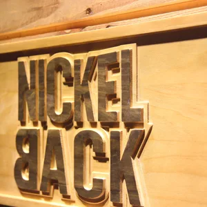 Nickelback Wood Sign