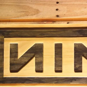 Nine Inch Nails Wood Sign