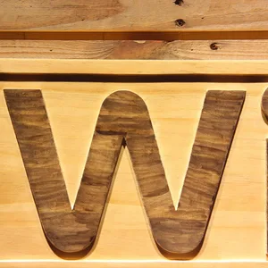Nintendo Wii Wood Sign