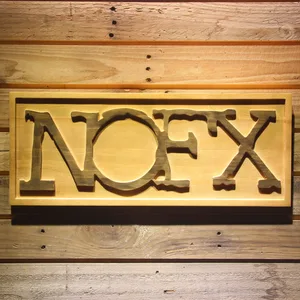 NOFX Wood Sign