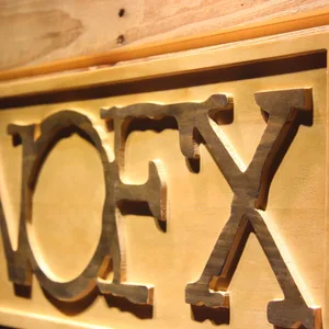 NOFX Wood Sign