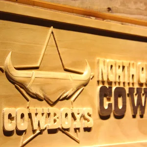North Queensland Cowboys Wood Sign