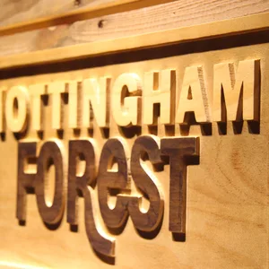 Nottingham Forest FC Wood Sign