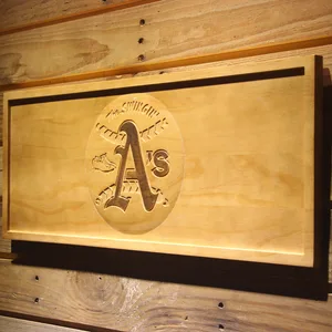 Oakland Athletics 1971-1981 Swinging A's Wood Sign - Legacy Edition
