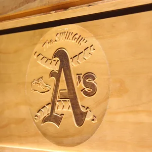 Oakland Athletics 1971-1981 Swinging A's Wood Sign - Legacy Edition