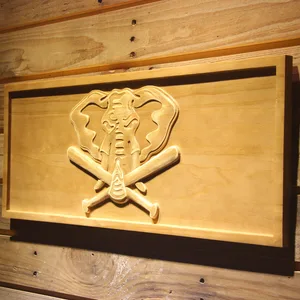 Oakland Athletics 1993-1994 Elephant Logo Wood Sign - Legacy Edition