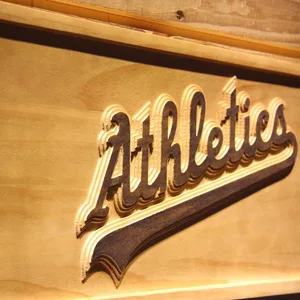 Oakland Athletics 2008-2010 Logo Wood Sign - Legacy Edition