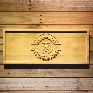 Oakland Raiders Community Quarterback Wood Sign - Legacy Edition