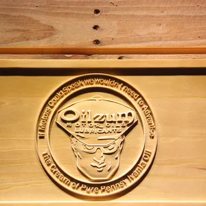 Oilzum Motor Oil Wood Sign