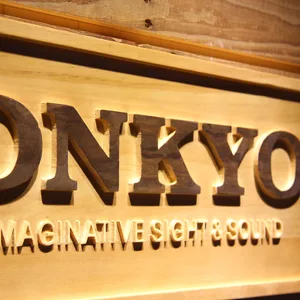 Onkyo Wood Sign