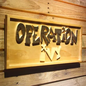 Operation Ivy Wood Sign