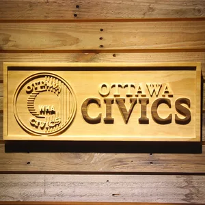 Ottawa Civics Wood Sign - Legacy Edition