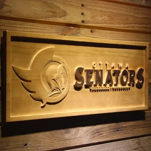 Ottawa Senators Wood Sign - Legacy Edition