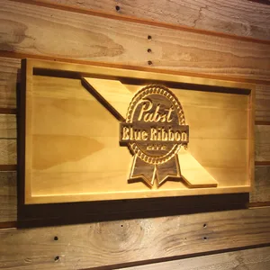 Pabst Blue Ribbon Wood Sign