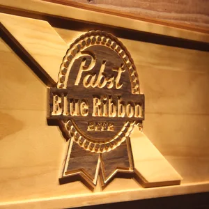 Pabst Blue Ribbon Wood Sign