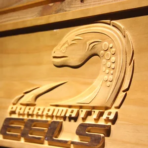 Parramatta Eels Wood Sign