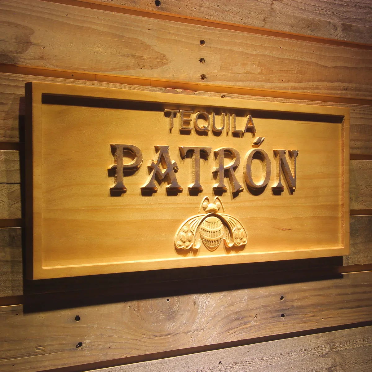 Patron Wood Sign