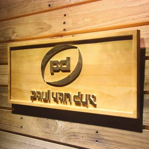 Paul Van Dyk Wood Sign