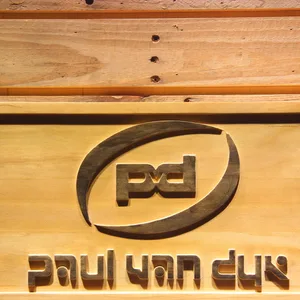 Paul Van Dyk Wood Sign