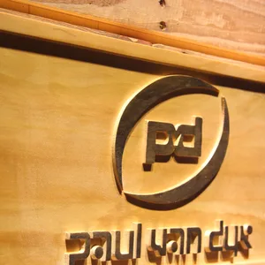 Paul Van Dyk Wood Sign