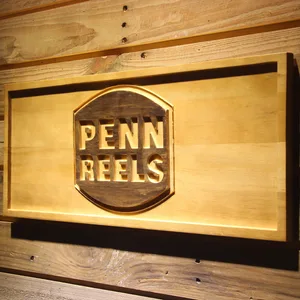 Penn Reels Wood Sign