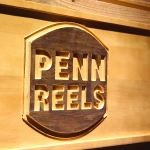 Penn Reels Wood Sign