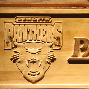 Penrith Panthers Wood Sign