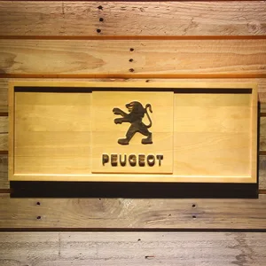 Peugeot Wood Sign