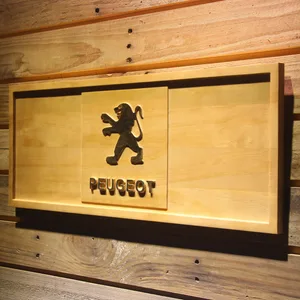 Peugeot Wood Sign