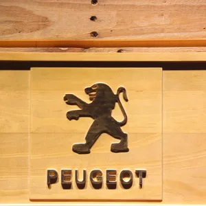 Peugeot Wood Sign