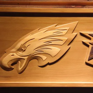 Philadelphia Eagles 2 Wood Sign