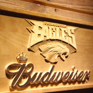Philadelphia Eagles Budweiser Wood Sign