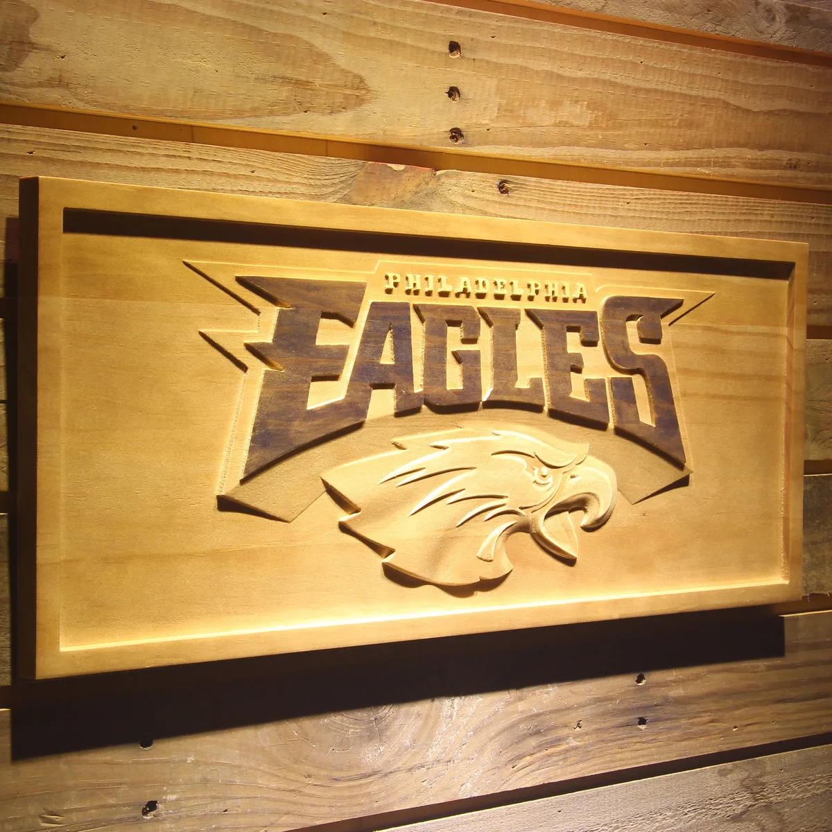 Philadelphia Eagles Wood Sign