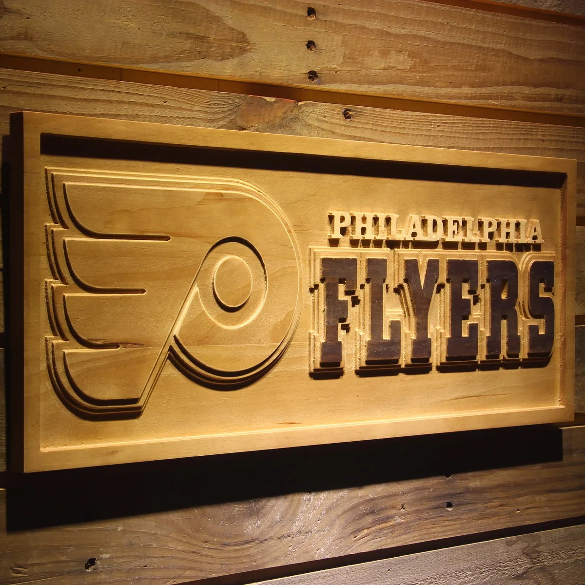 Philadelphia Flyers Wood Sign