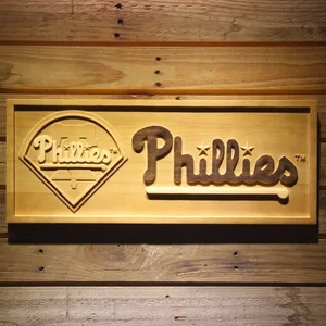 Philadelphia Phillies Wood Sign