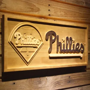 Philadelphia Phillies Wood Sign