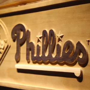 Philadelphia Phillies Wood Sign