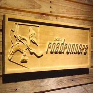 Phoenix Roadrunners Wood Sign - Legacy Edition