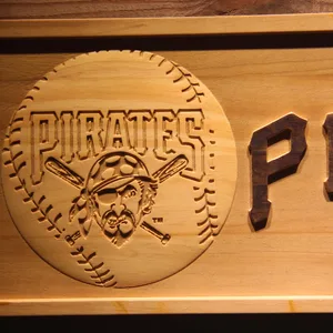 Pittsburgh Pirates Baseball Wood Sign - Legacy Edition