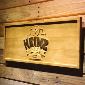 Pittsburgh Steelers Heinz Field Wood Sign