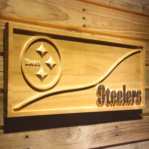 Pittsburgh Steelers Split Wood Sign