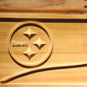 Pittsburgh Steelers Split Wood Sign