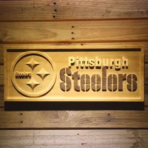 Pittsburgh Steelers Wood Sign