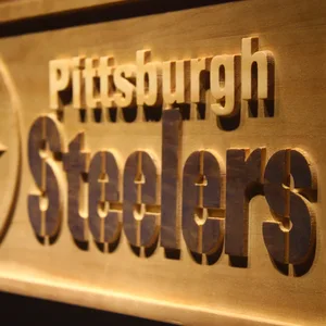Pittsburgh Steelers Wood Sign