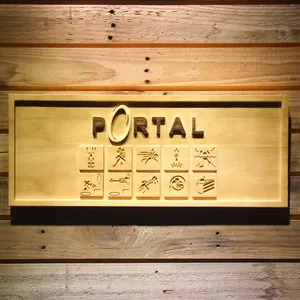 Portal Wood Sign