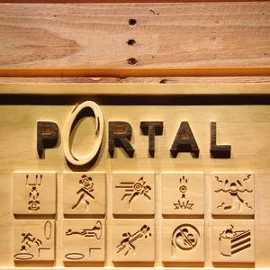 Portal Wood Sign